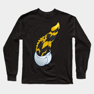 NSFW Black and Yellow Fantasy Dick Long Sleeve T-Shirt